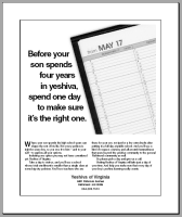 Advertisement - Before your son spends four years...